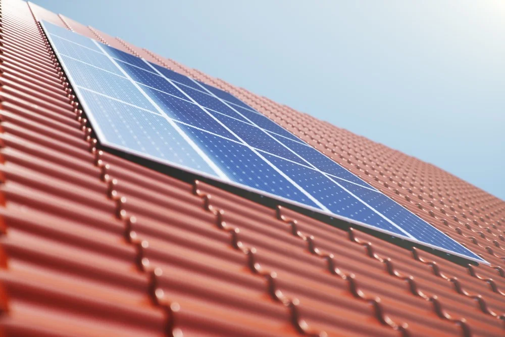 Solceller på hustag